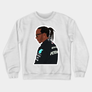 Lewis Hamilton for Mercedes at 2021 pre-season testing at Bahrain Crewneck Sweatshirt